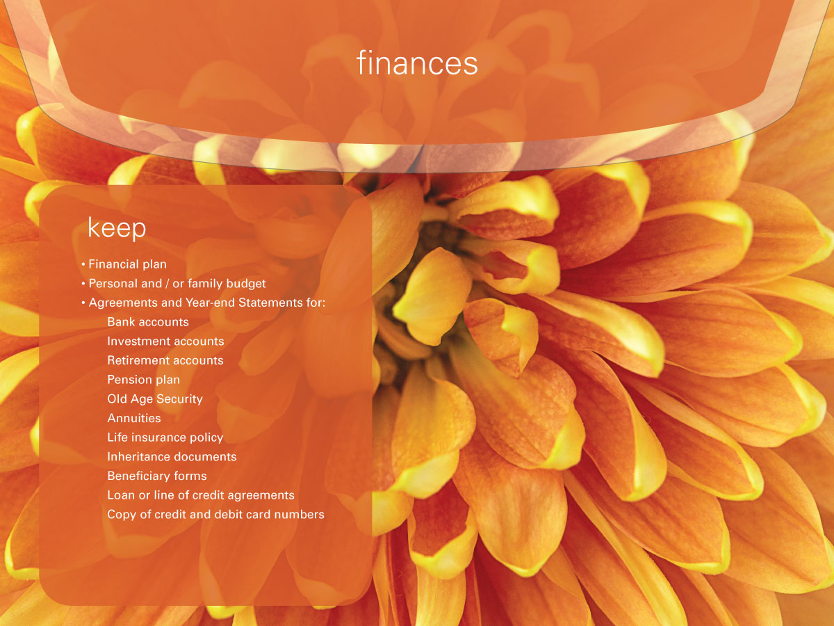 Homebox Filing System, Floral